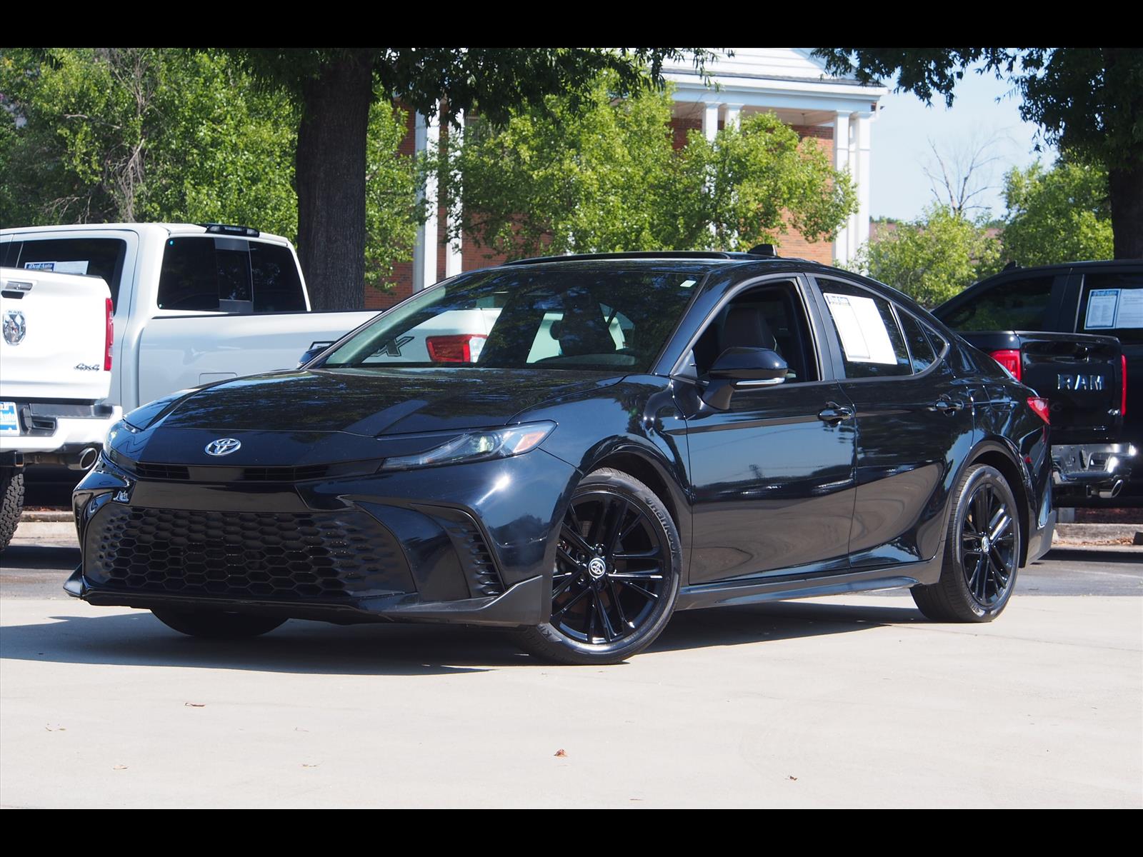 Midnight Black Metallic (218) 2025 Toyota Camry Sedan Front-Wheel Drive Continuously Variable Transmission