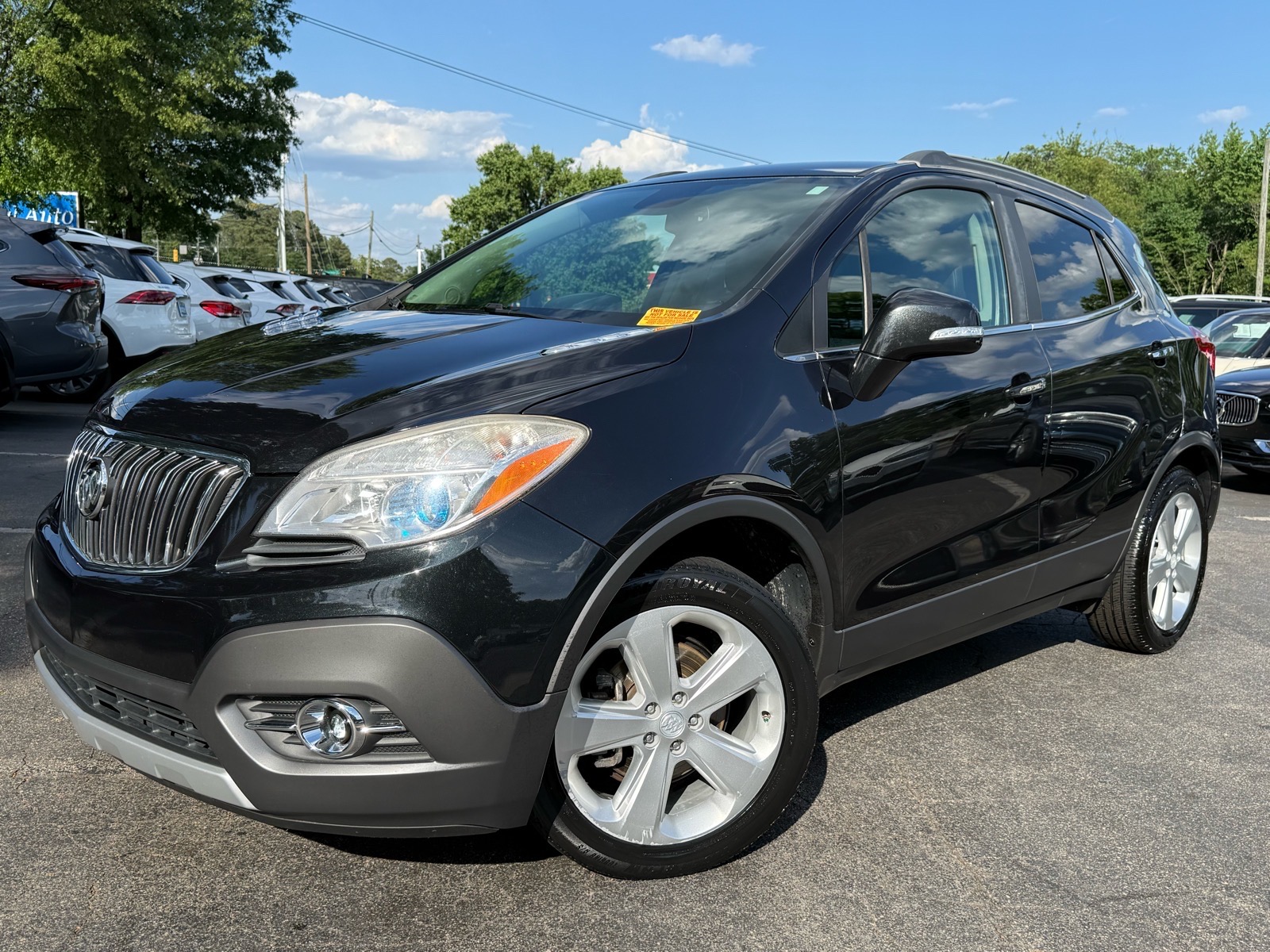 Carbon Black Metallic/Dark Argent Metallic (gar/Bt 2015 Buick Encore Leather FWD SUV / Crossover Front-Wheel Drive 6-Speed Automatic