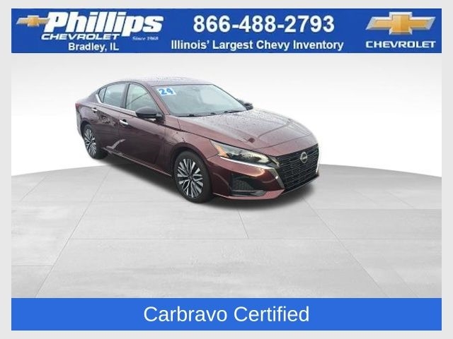Garnet Pearl Metallic 2024 Nissan Altima 2.5 SV FWD Sedan Front-Wheel Drive Continuously Variable Transmission