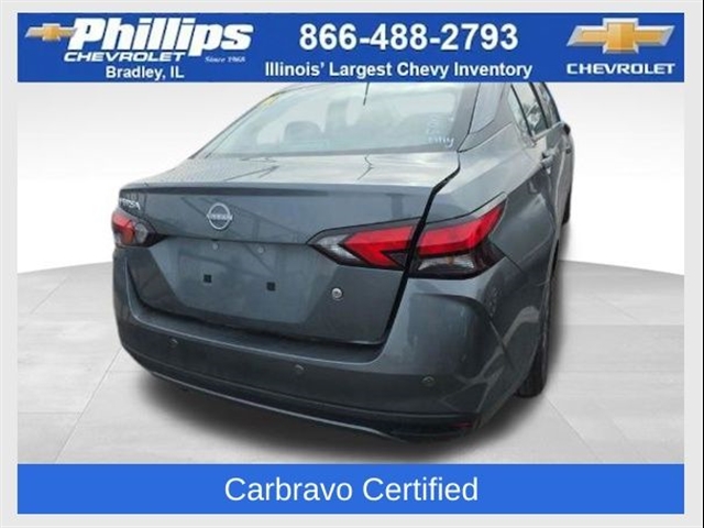 Gray (Gun Metallic) 2025 Nissan Versa S FWD Sedan Front-Wheel Drive Continuously Variable Transmission