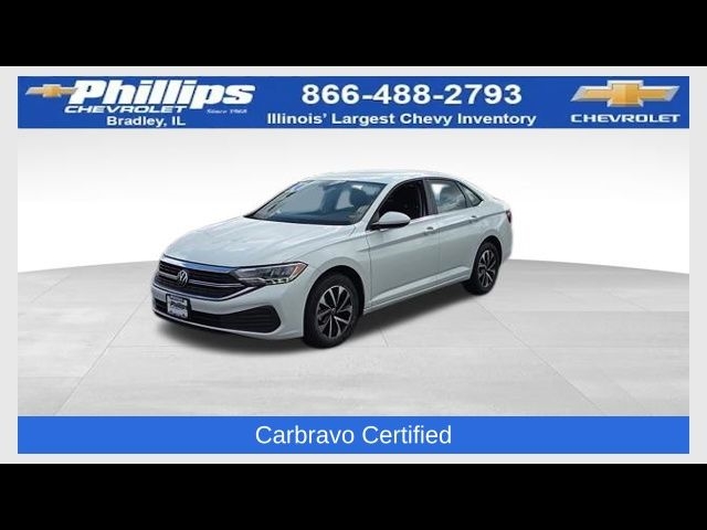 Pure White 2024 Volkswagen Jetta S FWD Sedan Front-Wheel Drive 8-Speed Automatic