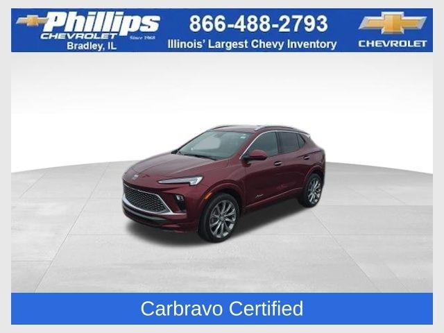 Cinnabar Metallic 2024 Buick Encore GX Avenir AWD SUV / Crossover All-Wheel Drive 9-Speed Automatic