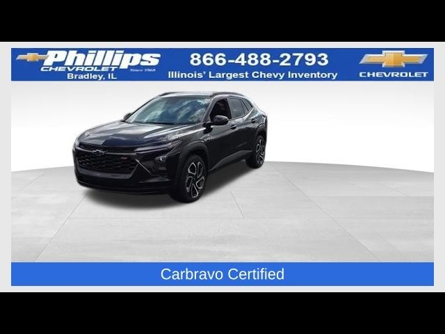 Mosaic Black Metallic 2025 Chevrolet Trax RS with 2RS FWD SUV / Crossover Front-Wheel Drive 6-Speed Automatic