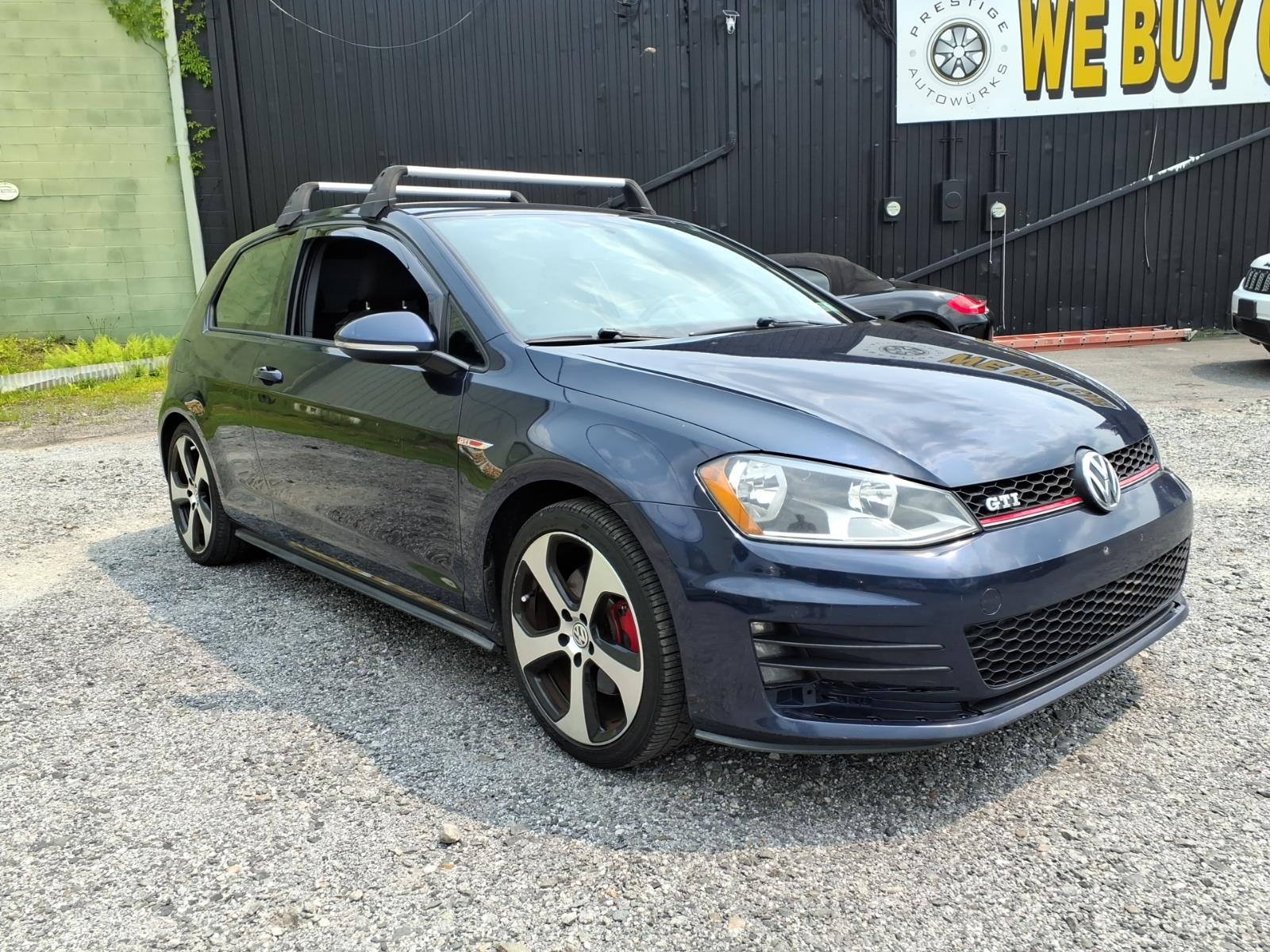 Dk. Blue 2016 Volkswagen Golf GTI Hatchback Front-Wheel Drive 6-Speed Manual