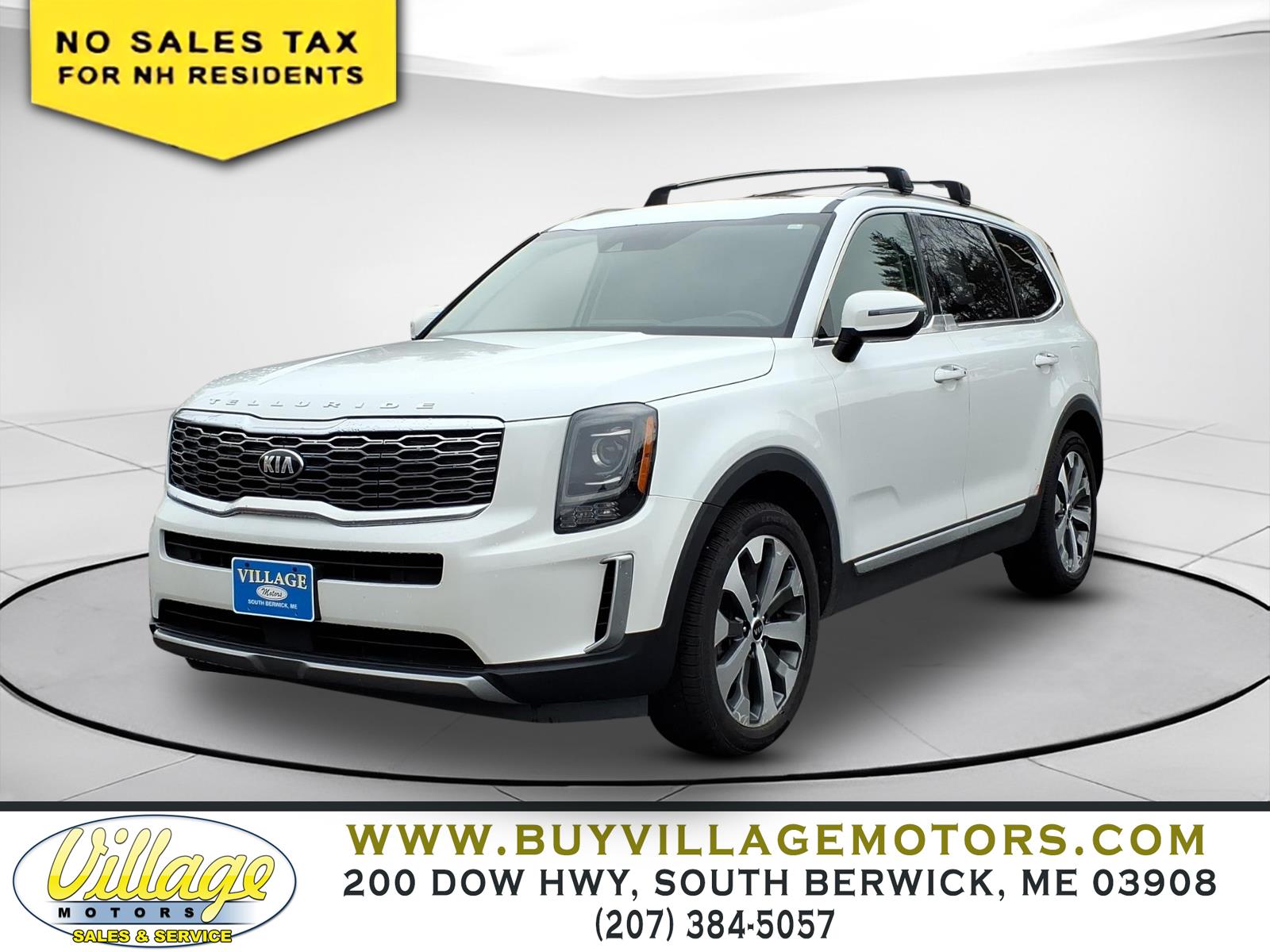 Snow White Pearl Swp 2020 Kia Telluride S AWD SUV / Crossover All-Wheel Drive 8-Speed Automatic