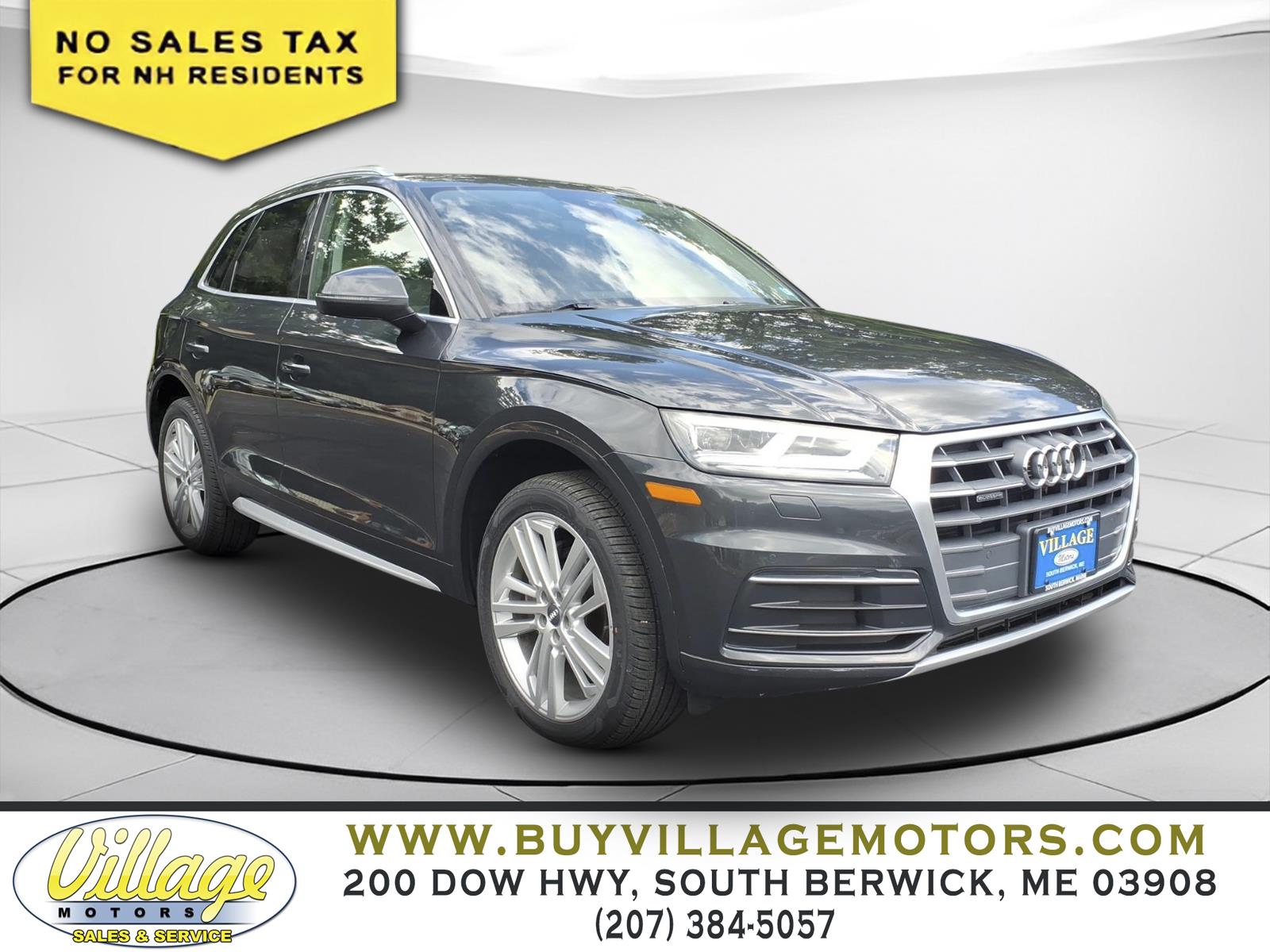 Manhattan Gray Metallic H1 2018 Audi Q5 SUV / Crossover All-Wheel Drive 7-Speed Automatic