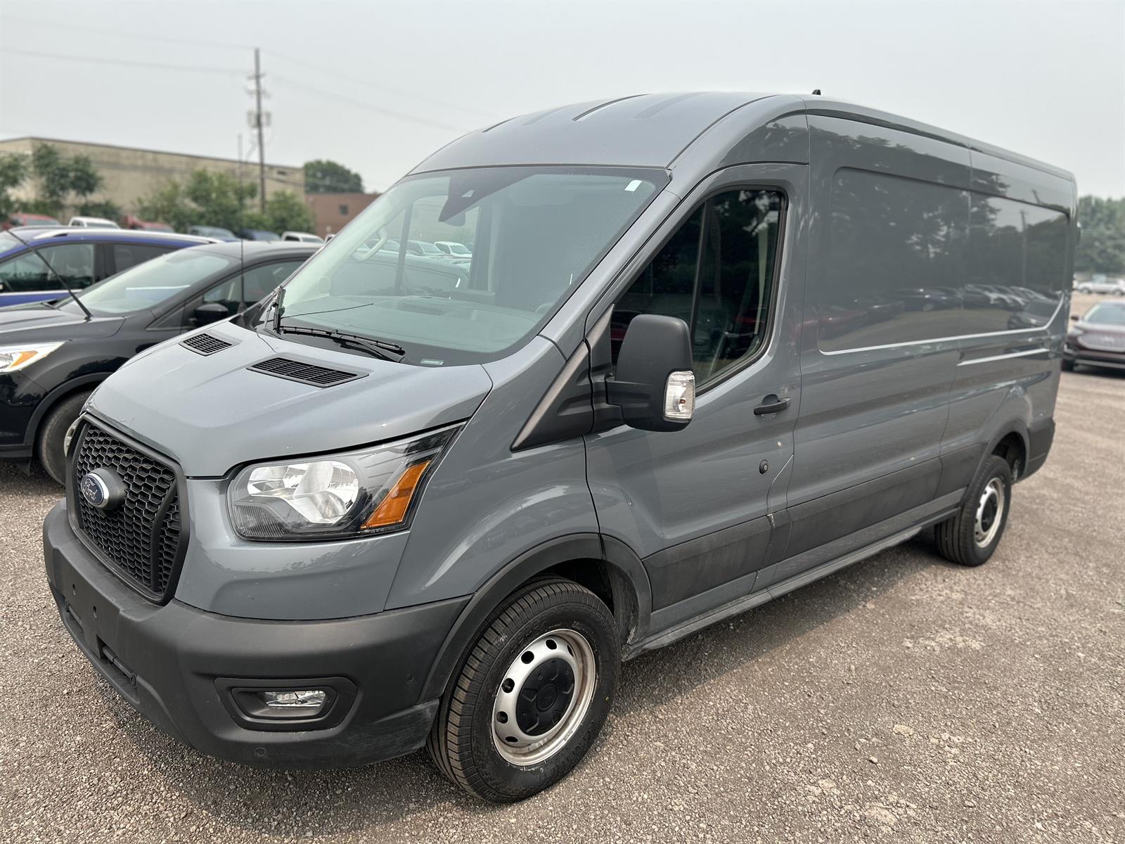 Abyss Gray (me) 2025 Ford Transit Cargo Van Rear-Wheel Drive Automatic