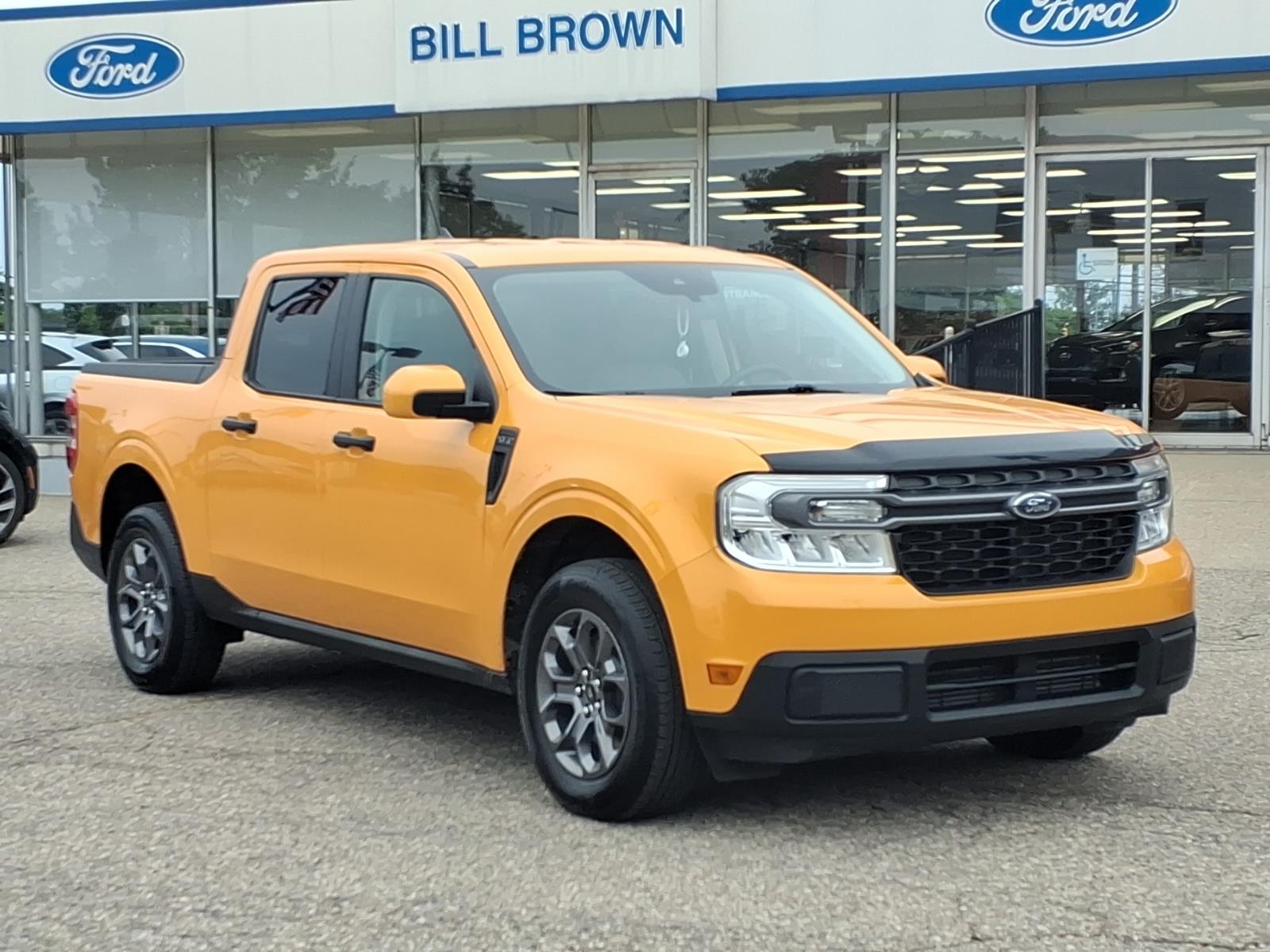 Cyber Orange Metallic Tri-Coat (sb) 2022 Ford Maverick Pickup Truck All-Wheel Drive 8-Speed Automatic