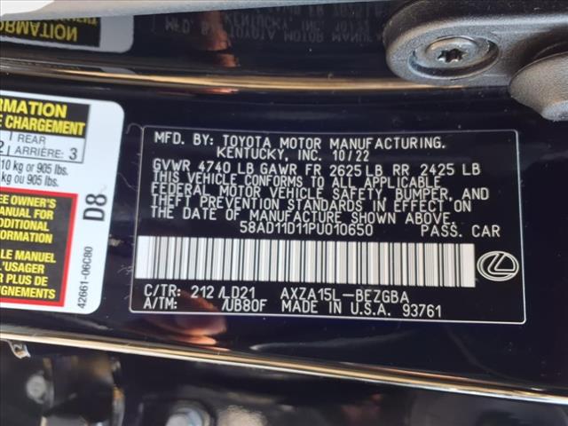 2023 Lexus ES 250 250