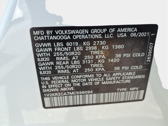2021 Volkswagen Atlas 3.6L V6 SE w/Technology