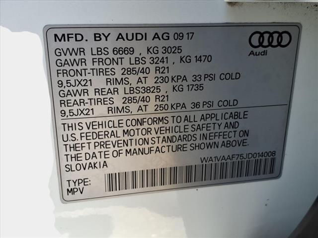 2018 Audi Q7 3.0T Prestige quattro