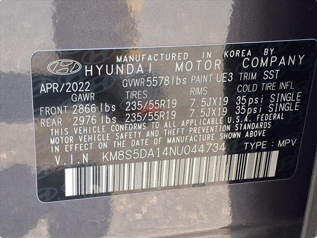 2022 Hyundai SANTA FE Hybrid Limited