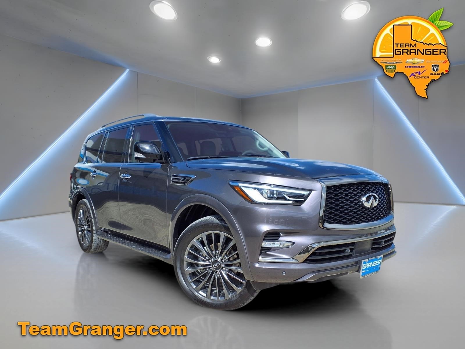 Anthracite Gray Kav 2024 INFINITI QX80 Premium Select 4WD SUV / Crossover All-Wheel Drive 7-Speed Automatic