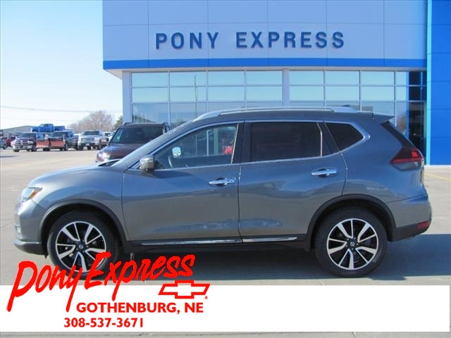 Preowned 2019 NISSAN Rogue 4CYAT LTHR for sale by Pony Express Chevrolet Buick in Gothenburg, NE