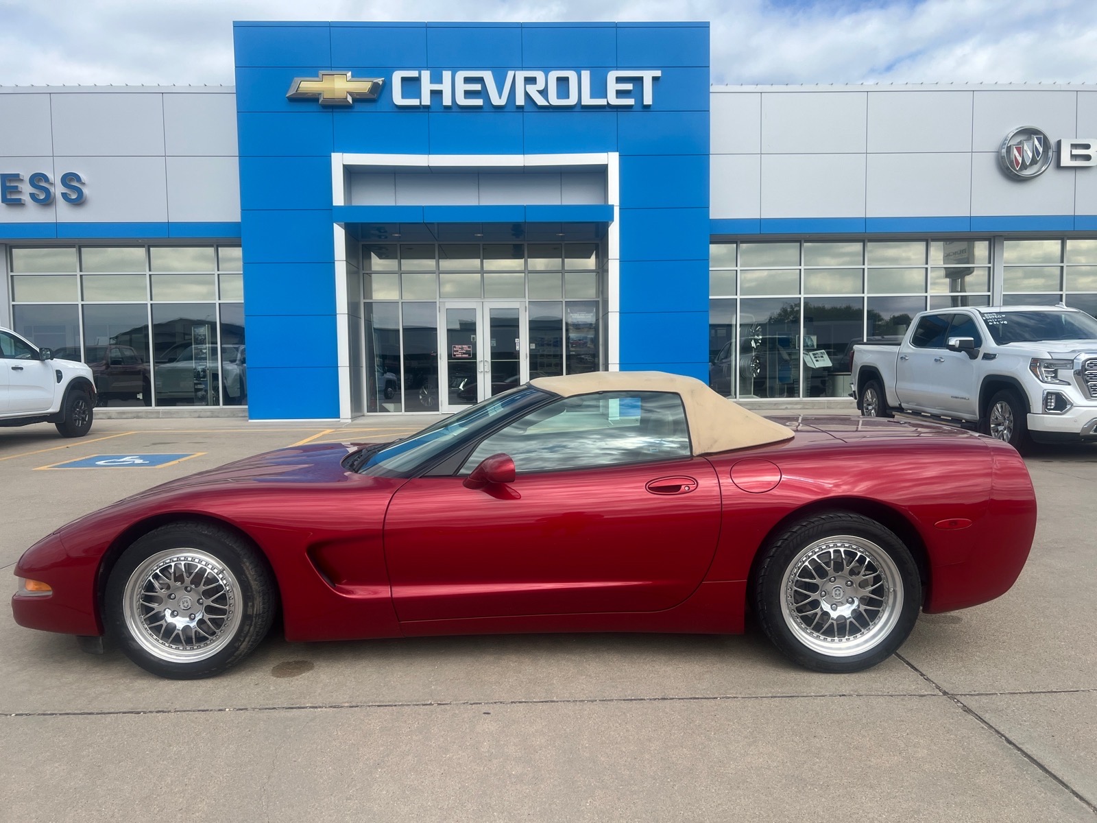 Red 1999 Chevrolet Corvette Convertible RWD Convertible Rear-Wheel Drive Automatic