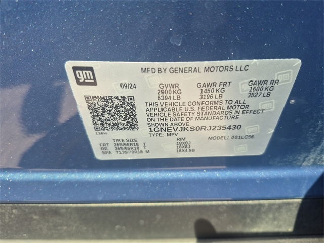 2024 Chevrolet Traverse Z71
