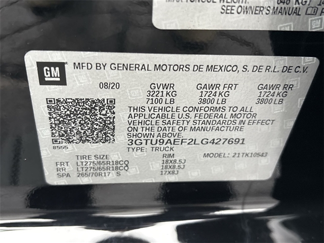 2020 GMC Sierra 1500 Base