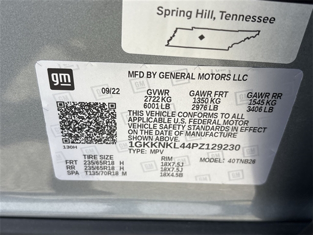 2023 GMC Acadia SLE