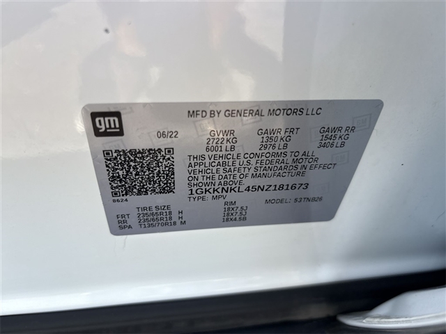 2022 GMC Acadia SLE