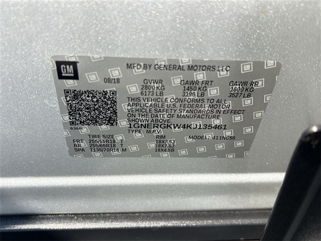 2019 Chevrolet Traverse LT Cloth w/1LT