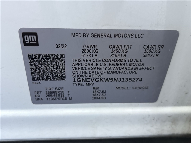2022 Chevrolet Traverse LT 1LT