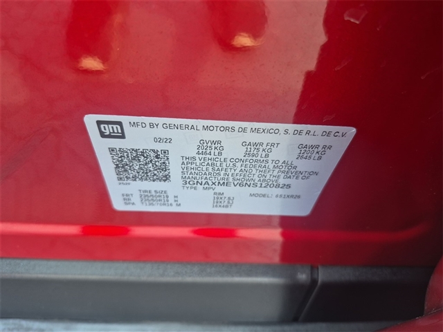 2022 Chevrolet Equinox RS