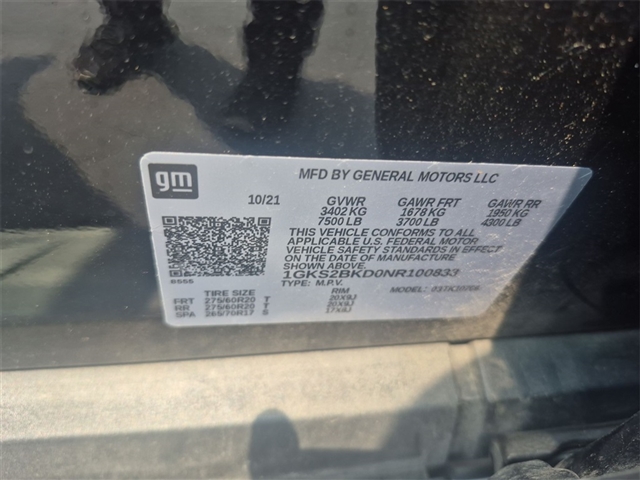 2022 GMC Yukon SLT