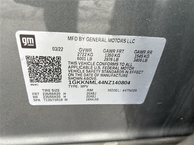 2022 GMC Acadia SLT