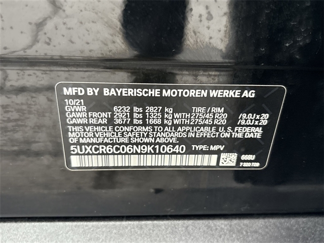 2022 BMW X5 xDrive40i