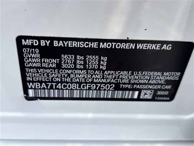 2020 BMW 7 Series 740i xDrive