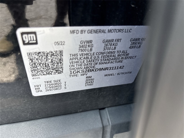 2022 GMC Yukon SLT