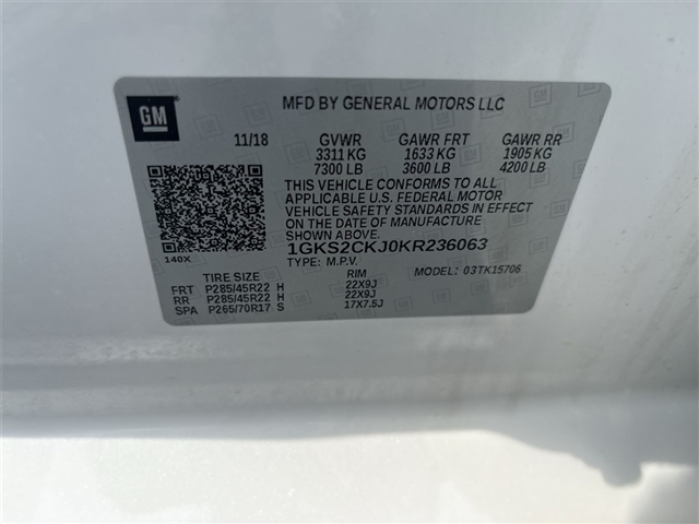 2019 GMC Yukon Denali