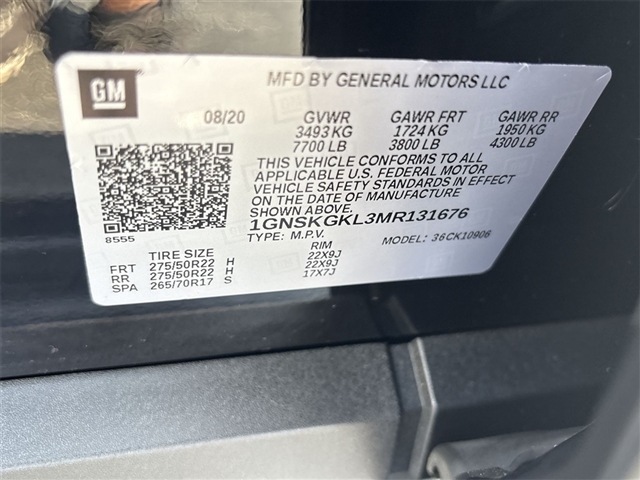 2021 Chevrolet Suburban High Country
