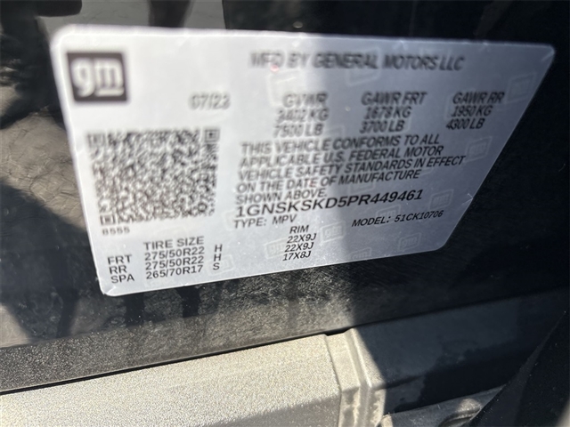 2023 Chevrolet Tahoe Premier