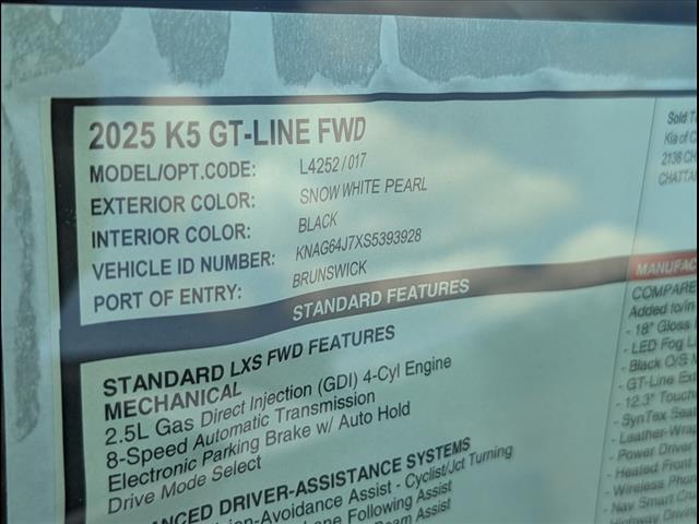 2025 Kia K5 GT-Line
