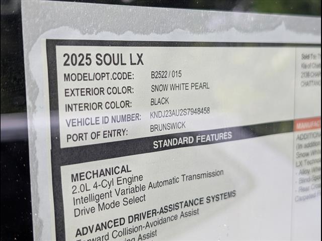 2025 Kia Soul LX