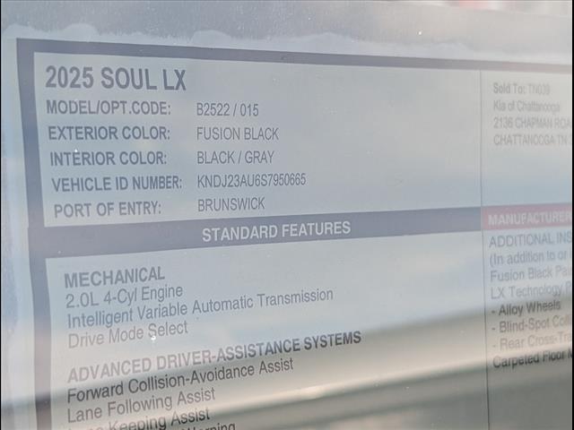 2025 Kia Soul LX