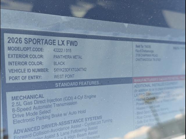 2026 Kia Sportage LX
