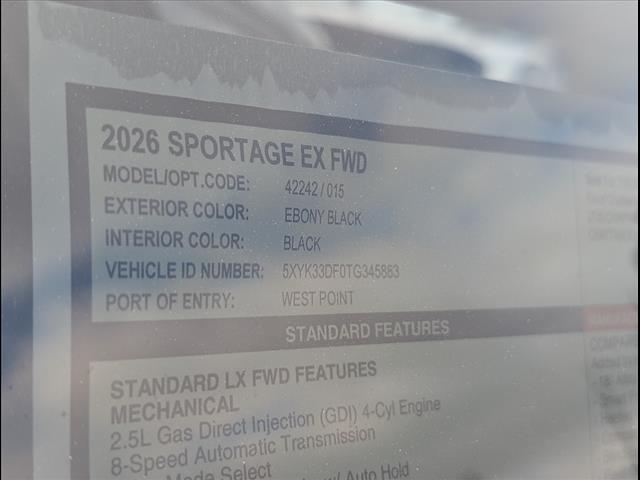 2026 Kia Sportage EX