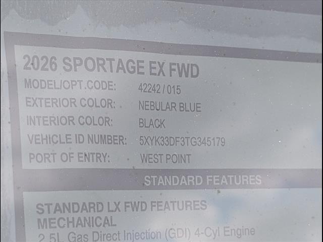 2026 Kia Sportage EX