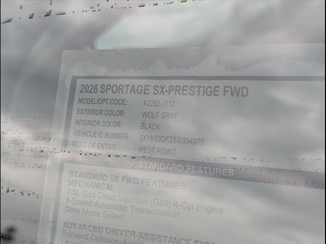 2026 Kia Sportage SX-Prestige