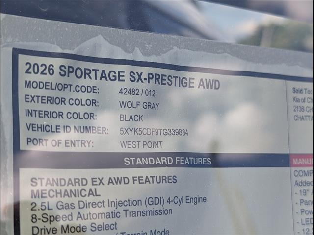 2026 Kia Sportage SX-Prestige