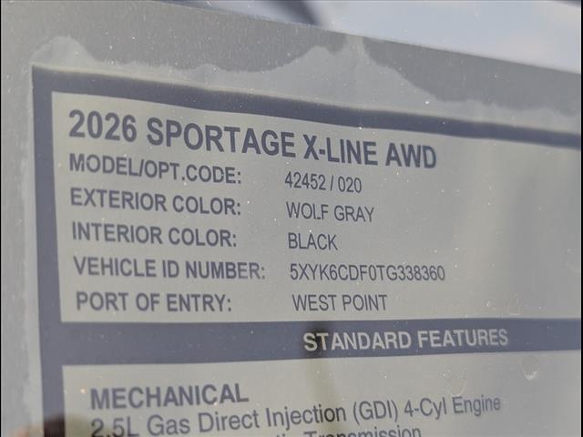 2026 Kia Sportage X-Line