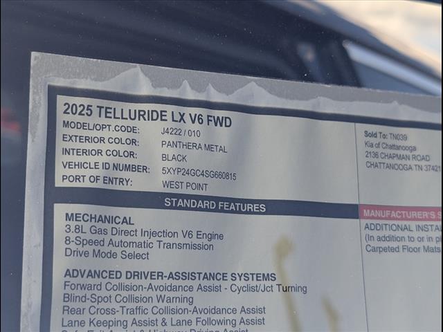 2025 Kia Telluride LX