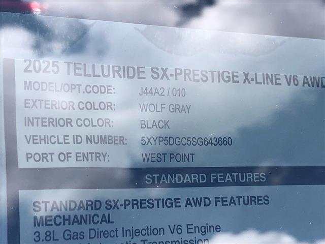 2025 Kia Telluride SX-Prestige X-Line