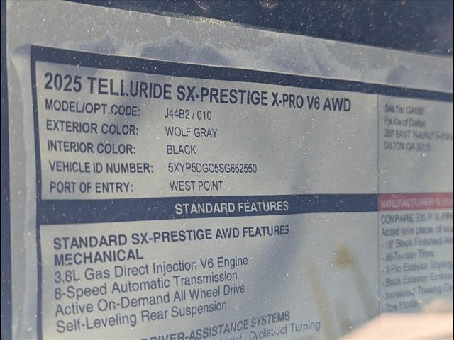 2025 Kia Telluride SX-Prestige X-Pro