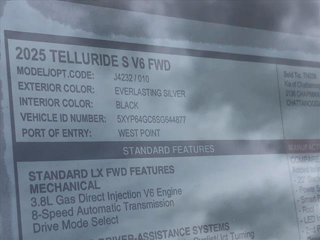 2025 Kia Telluride S