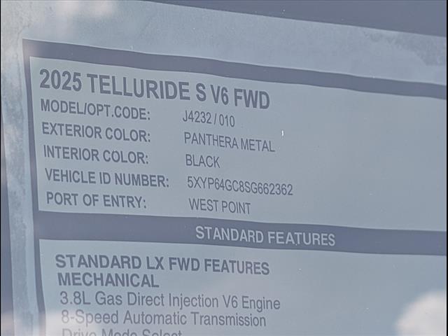 2025 Kia Telluride S