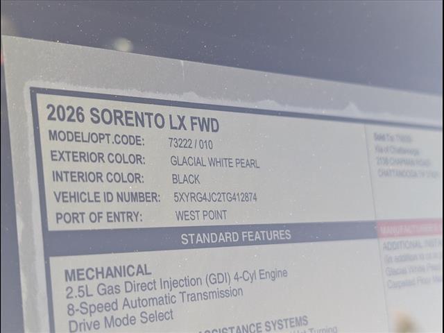 2026 Kia Sorento LX