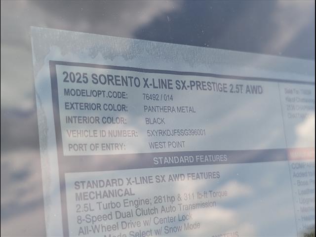 2025 Kia Sorento X-Line SX Prestige